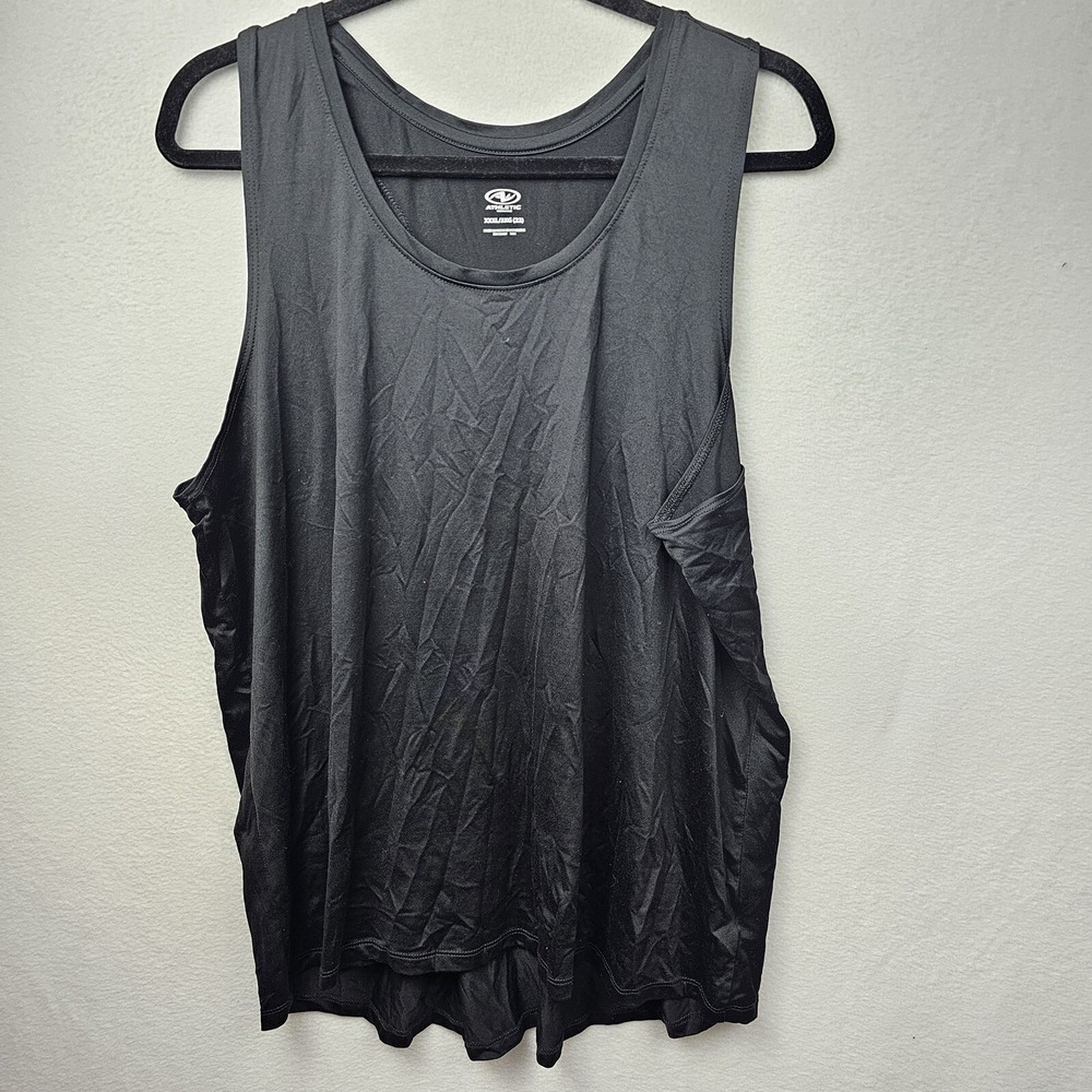 Athletic Works Top Woman's Size XXXL Black Tank Racerback